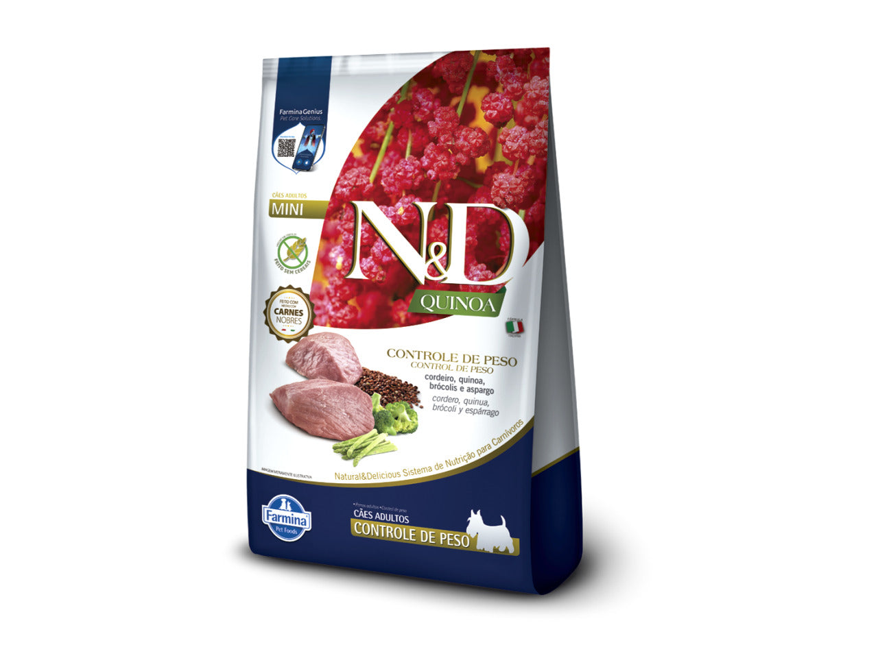 ND Quinoa Adult Mini Weight Control Food 2.5kg for Dogs | Lamb Protein and Quinoa
