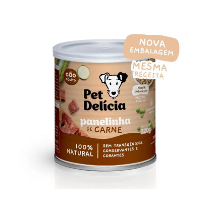 Ração Úmida Cães Panelinha de Carne 320gr | Pet Delícia
