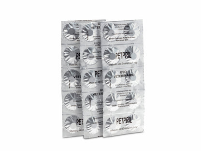PETPRIL 5mg c/ 30 Comprimidos | Tratamento para Insuficiência Cardíaca em Cães e Gatos