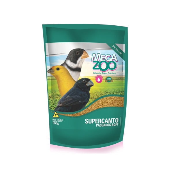 Ração Extrusada Super Canto Soft Pássaros 900g | Megazoo