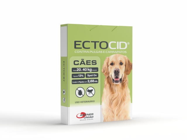 Ectocid Spot On 2.68ml For Dogs from 20 to 40kg | Flea and Tick Treatment