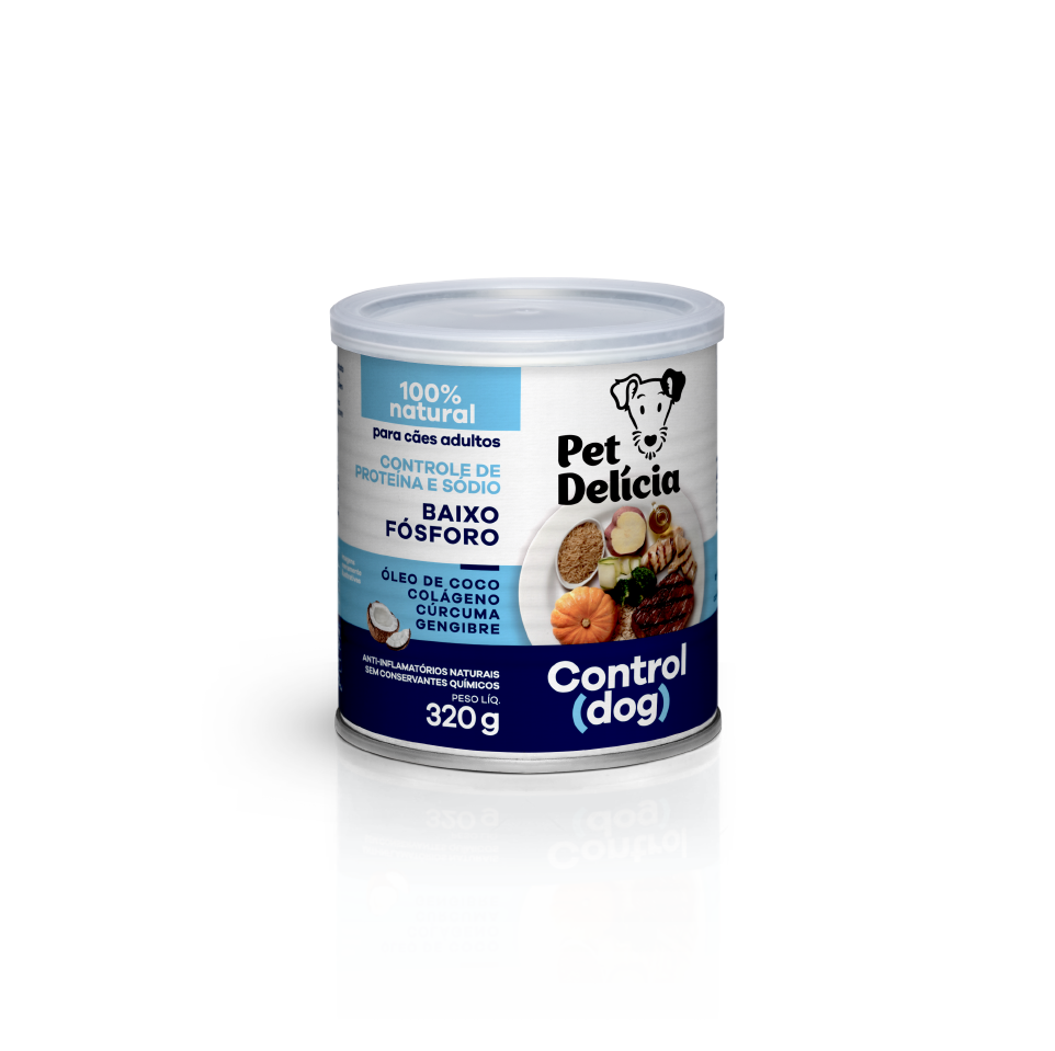 Pet Delícia Cão Control Dog 320g | Natural Food for Dogs with Phosphorus Control