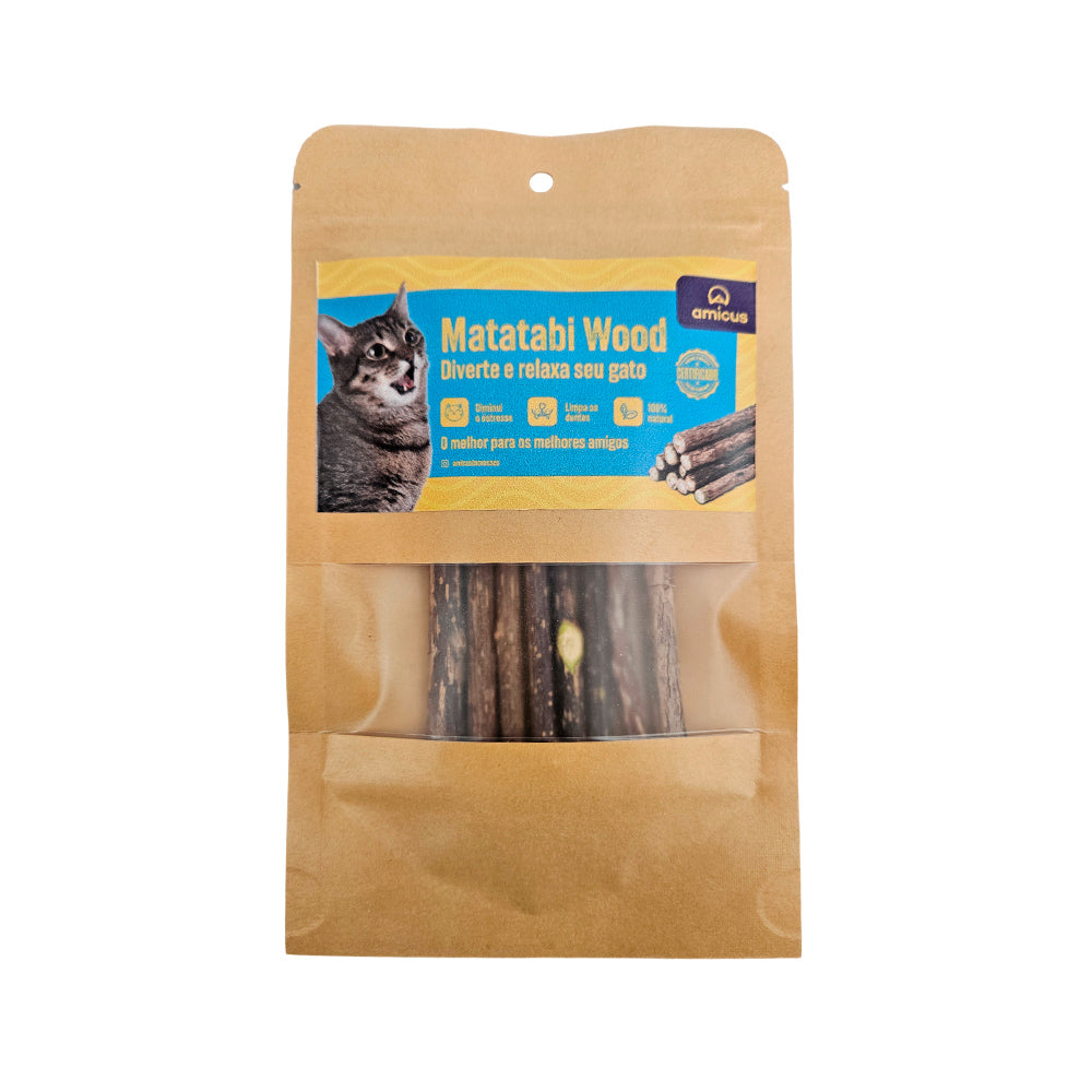 Brinquedo para Gatos Vareta Matatabi Wood | Amicus