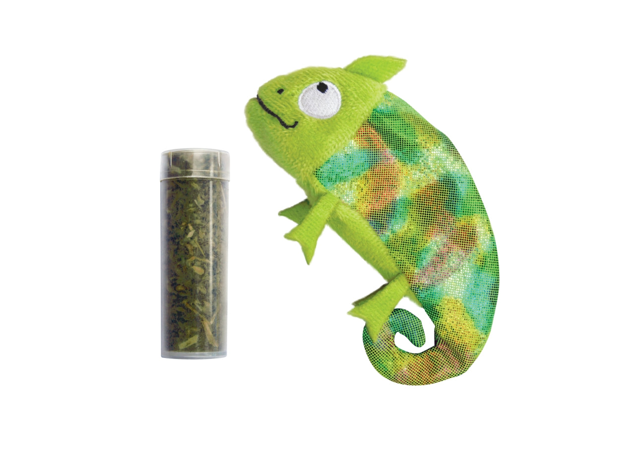 Brinquedo de Pelúcia Refillables Chameleon c/ Catnip para Gatos | KONG