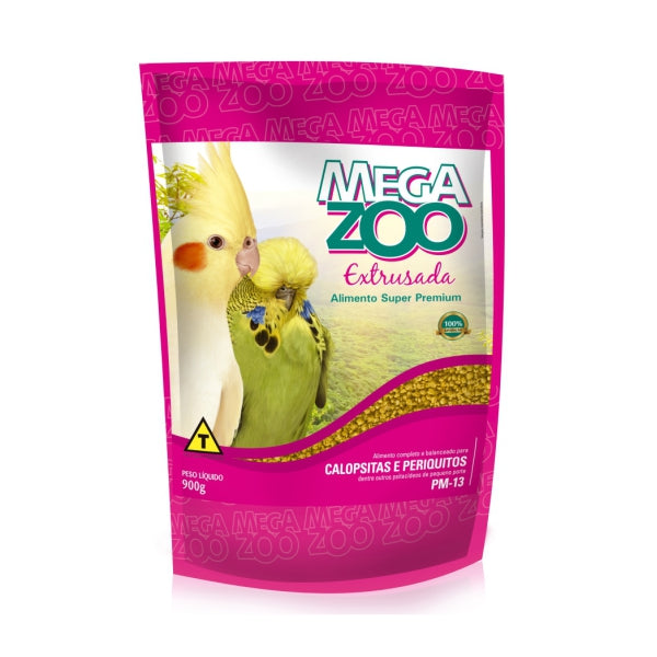 Ração Extrusada para Calopsita e Periquito PM13 | Megazoo