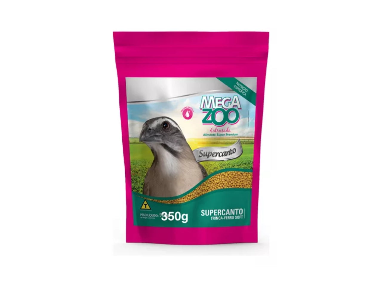 Trinca Ferro Canto Soft Megazoo Extruded Food 350g