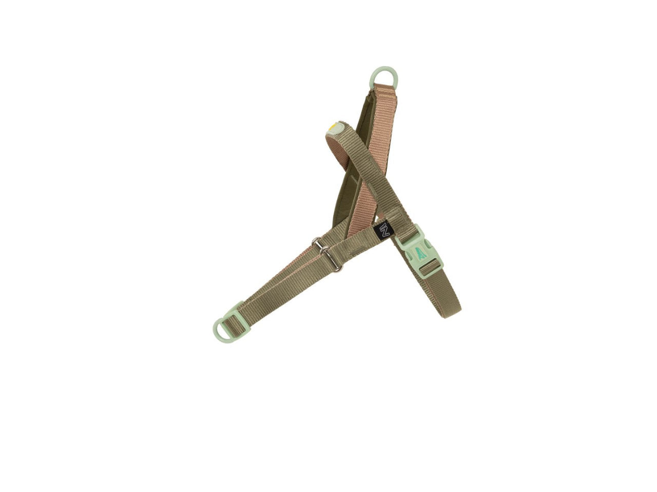 Peitoral Gentle Pull Verde Caramelo Para Cães | Zooghy