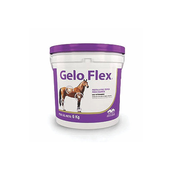 Gelo Flex Balde 6KG Pasta a Frio Tópica para Equinos | Vetnil