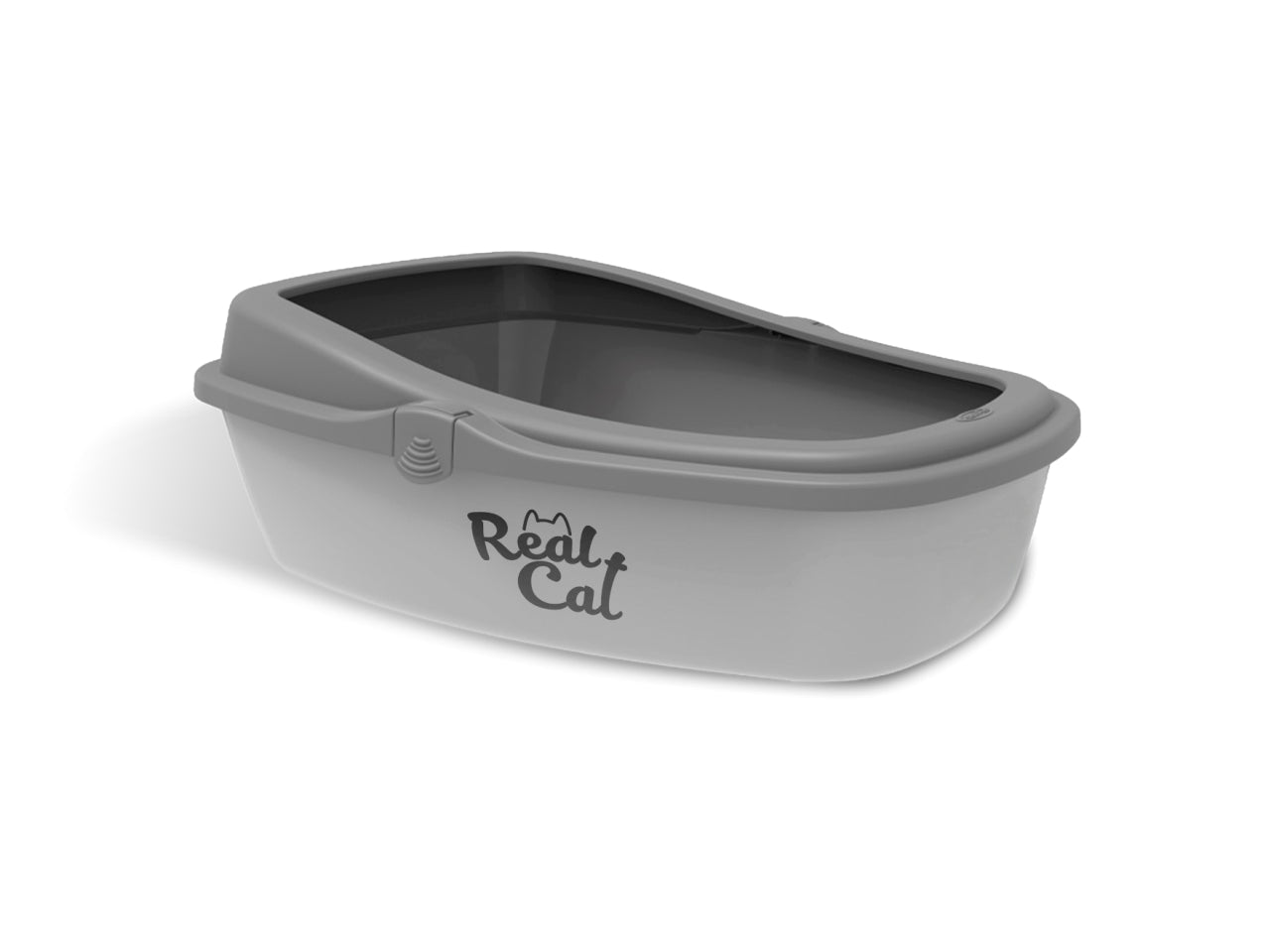 Hygienic Toilet Edge King Cats Large Gray/taupe