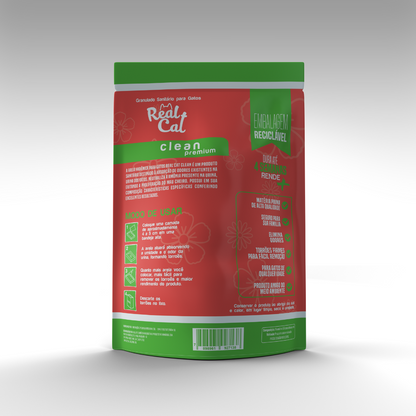 Areia Higienica para Gatos Clean Premium Floral | Real Cat