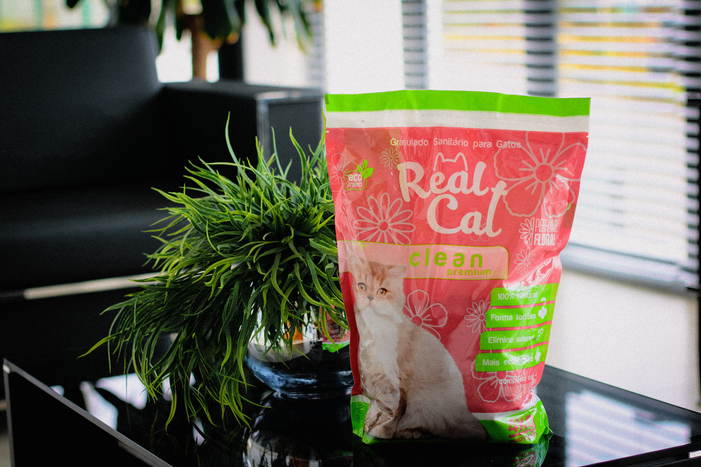 Areia Higienica para Gatos Clean Premium Floral | Real Cat