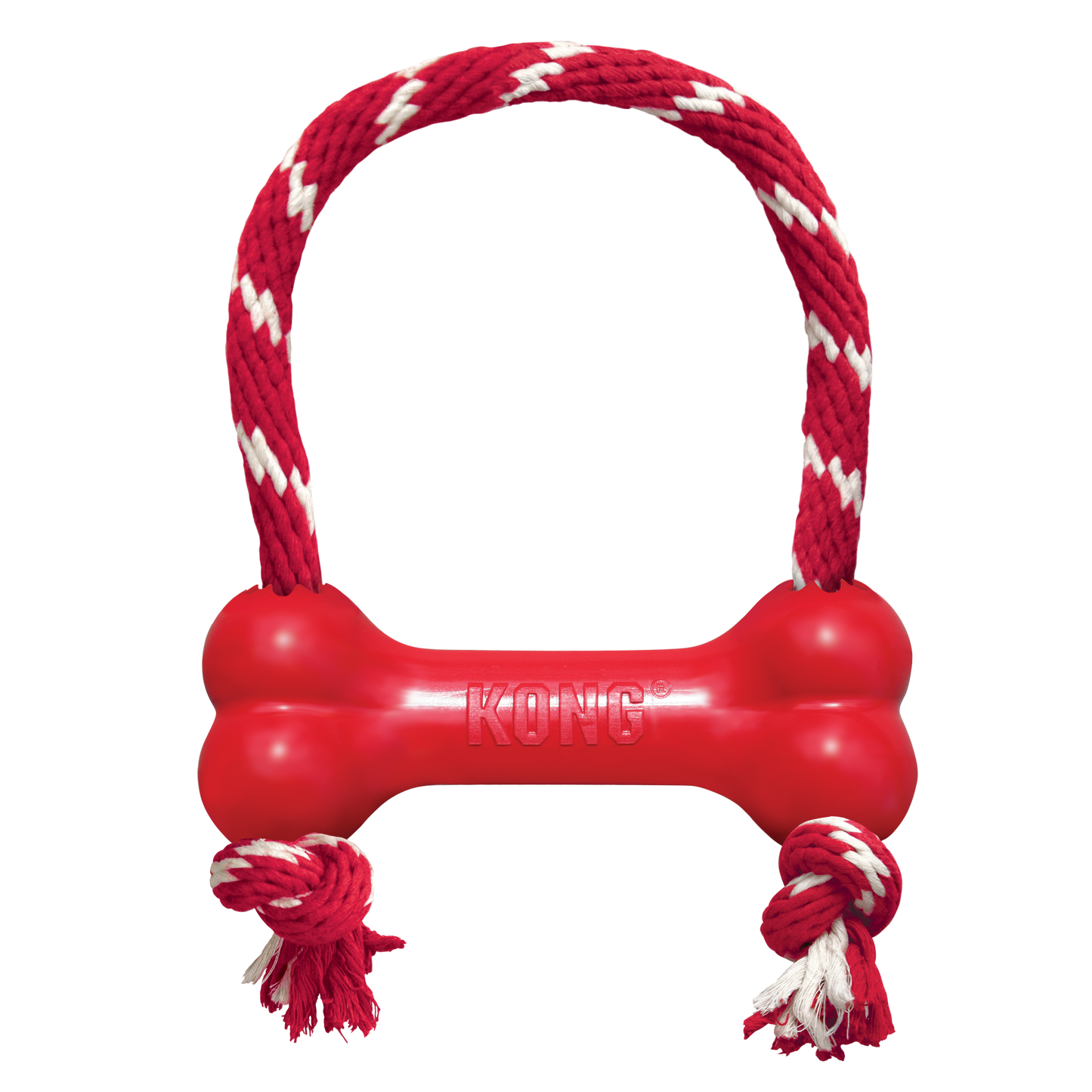 Goodie Bone c/ Corda PP Brinquedo para Cachorro | KONG
