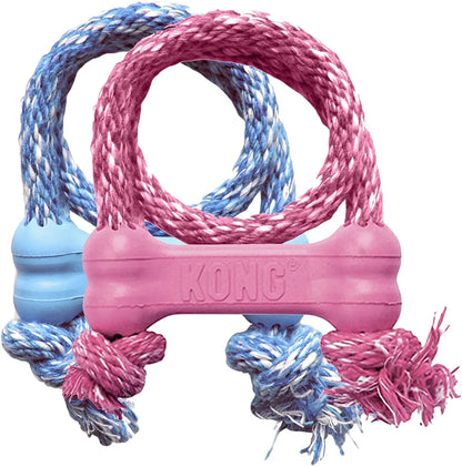 Goodie Bone With Rope Puppy X-Small | KONG