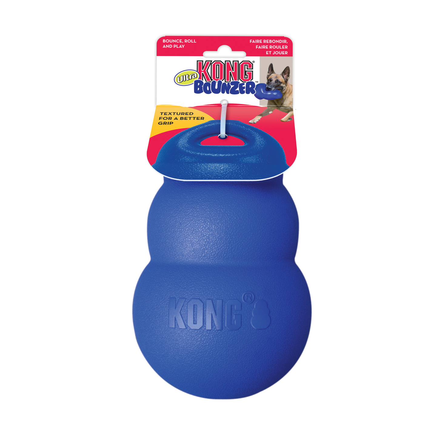 Bounzer Ultra Azul Médio | Brinquedo Interativo para Cães | KONG