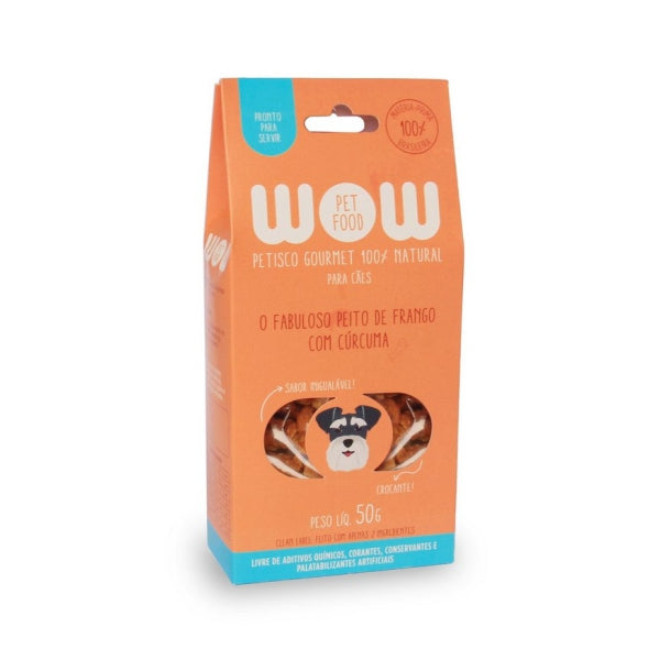 WOW Pet Food Natural Dog Snack with Chicken Breast and Turmeric Flavor