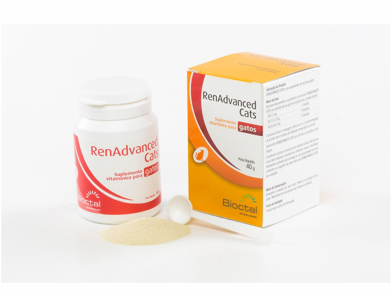RENADVANCED CATS 40G Suplemento para Gatos com Doença Renal Crônica | Bioctal
