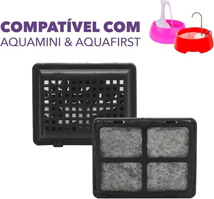 Refil Filtro de Carvão Ativado Aqua Mini e First | Amicus