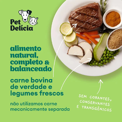 Ração Úmida Cães Panelinha de Carne 320gr | Pet Delícia