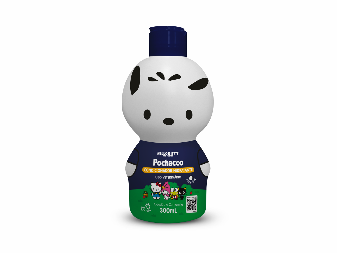 Hello Kitty Pochacco Condicionador Hidratante 300ml para Cães