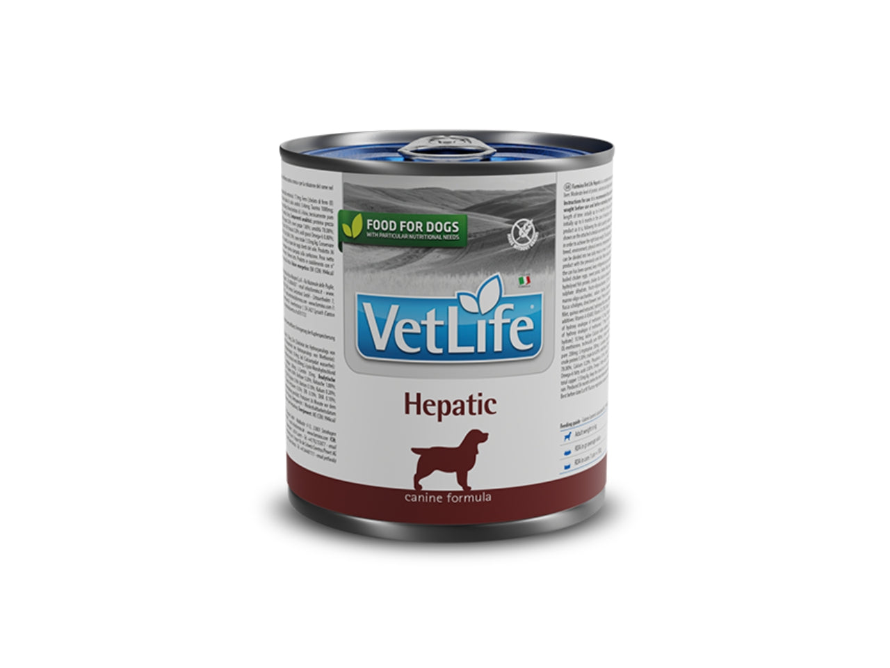 Ração Úmida Vet Life Hepatic Cães Doença Hepática Lata 300g