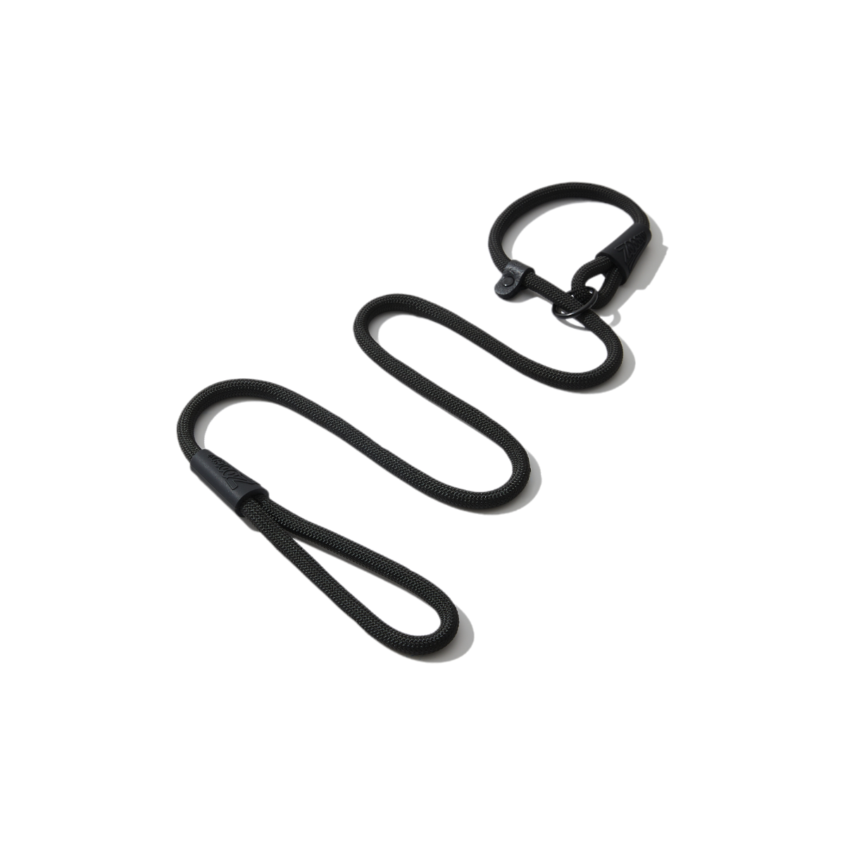 Zooghy Black Rope Guide with Carabiner 2.0m | Strength and Comfort for Tours