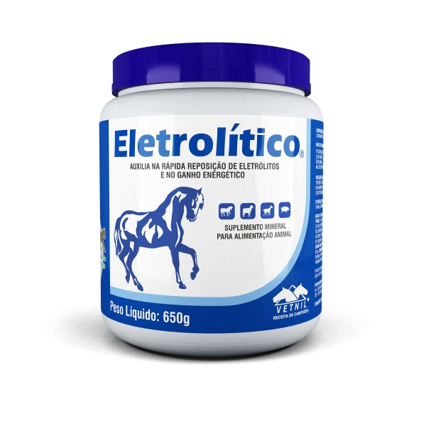 Vetnil Electrolytic Powder Supplement for Horses, Mules, Donkeys and Pigs - 650 g