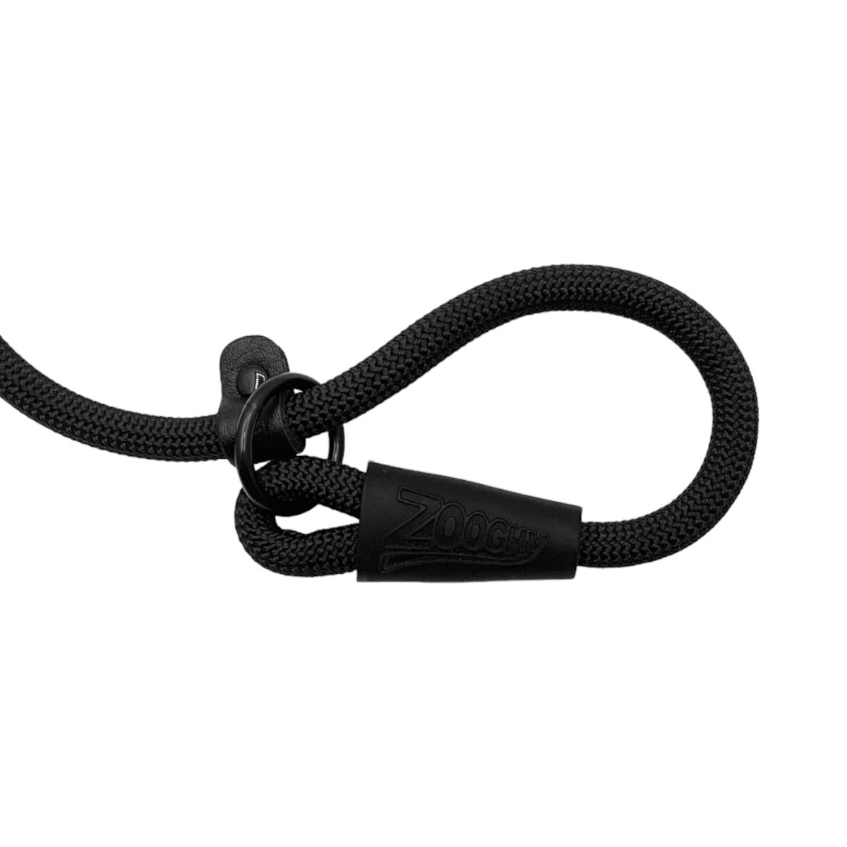 Zooghy Black Rope Guide with Carabiner 2.0m | Strength and Comfort for Tours