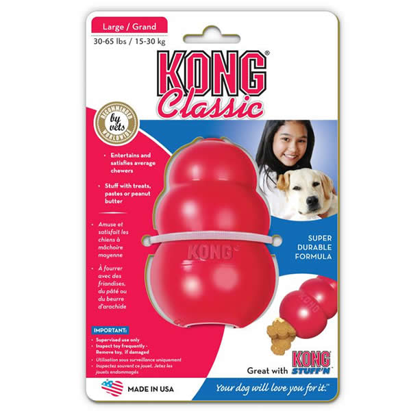 Classic Brinquedo de Borracha Recheável para Cachorro PP ao G | KONG