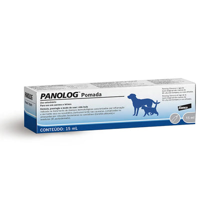 Panolog Pomada Auricular para Cães e Gatos 15 ml | Elanco