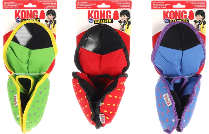 Brinquedo Cães Ballistic Hide'n Treat Médio | KONG