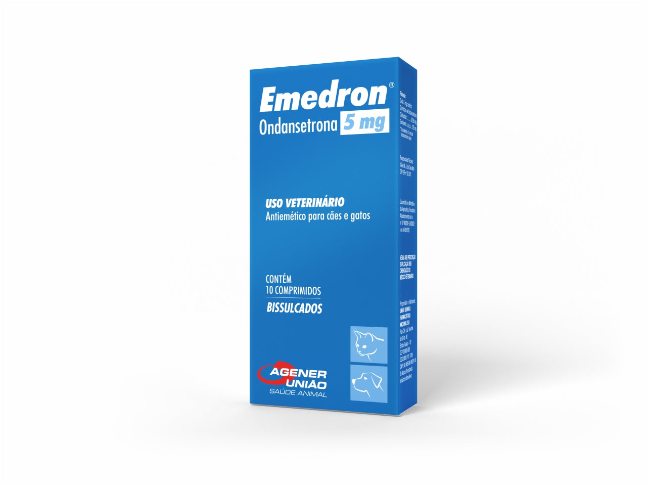 Emedron 5mg 10 Comprimidos para Cães e Gatos | Controle de Náusea e Vômito