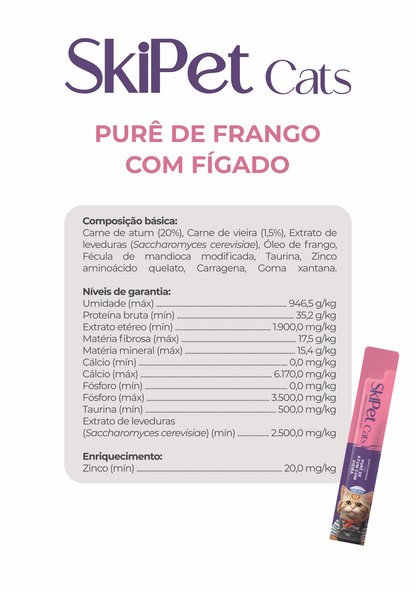 Snack Cremoso Skipet Cats Atum Com Viera Emb. 4unX15g