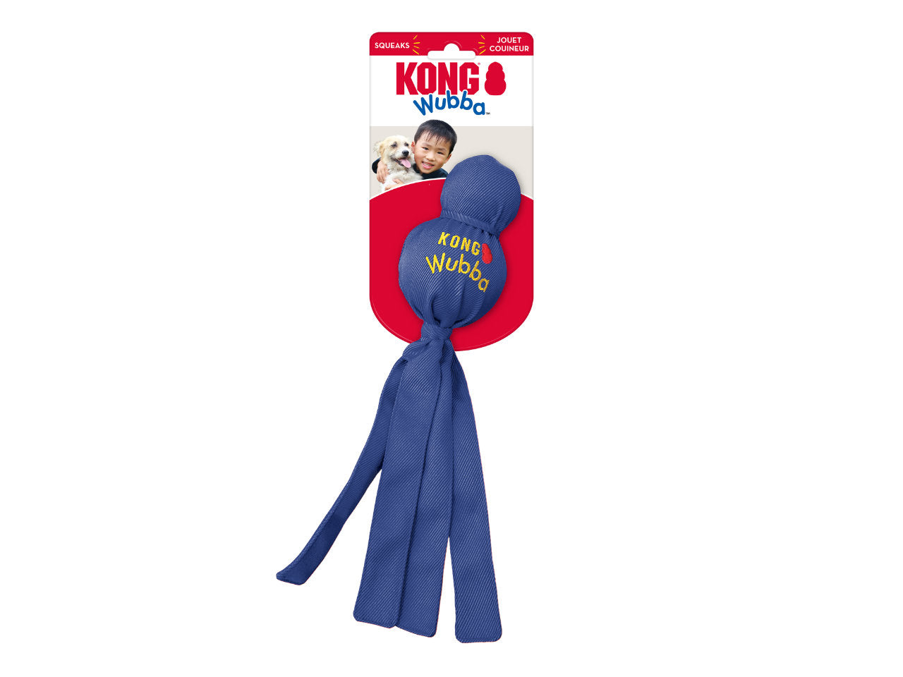 Brinquedo para Cães KONG Wubba | Interativo, Resistente e com Apito