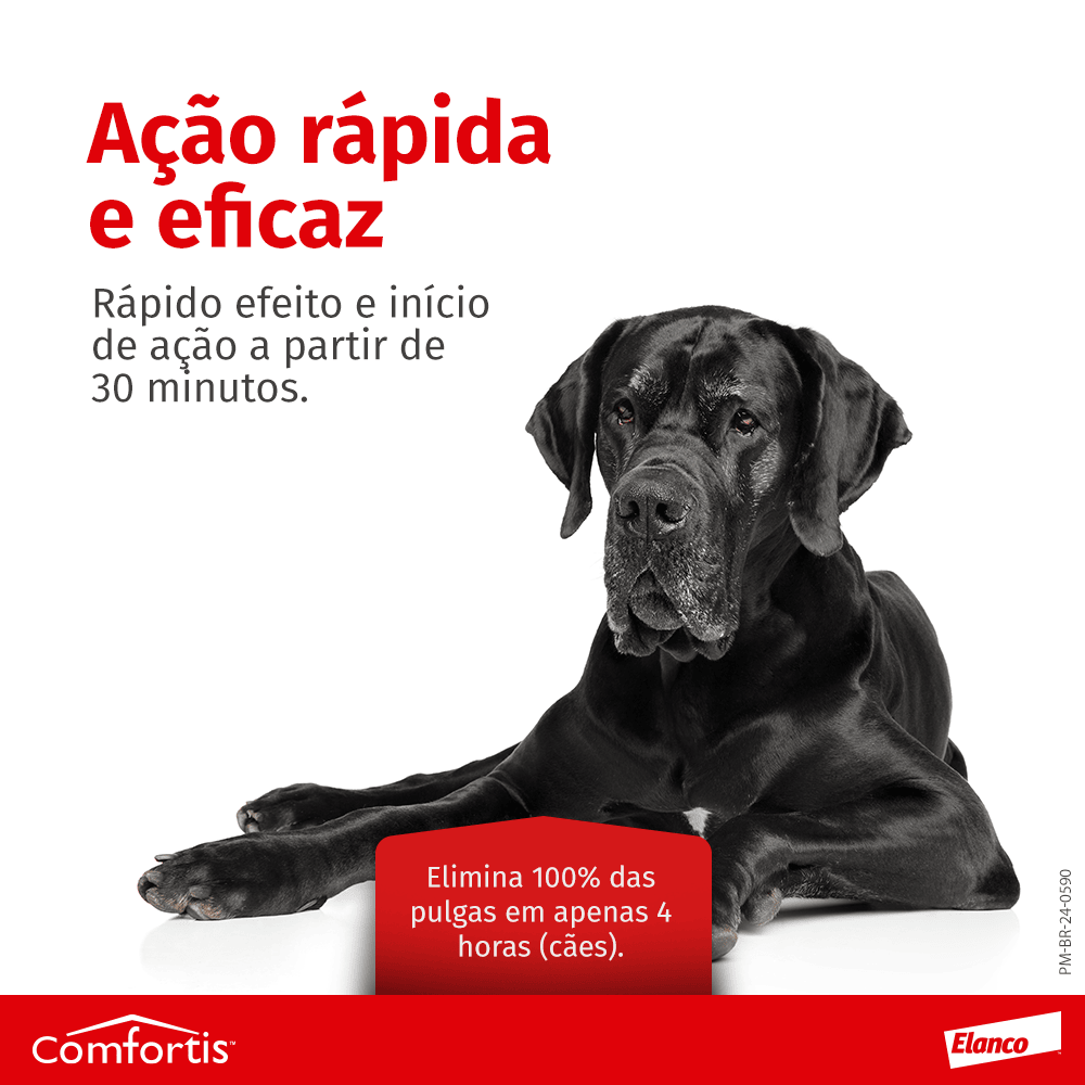 Antipulgas Comfortis 1620 mg Cães de 27 a 54kg 1 comprimido | Elanco
