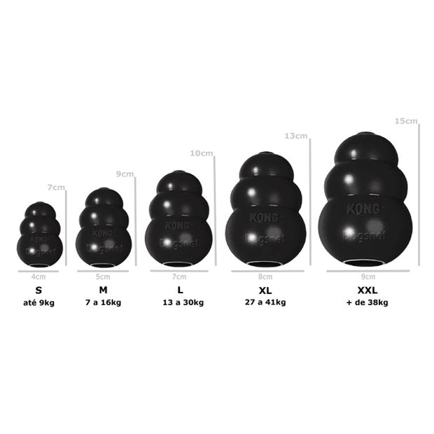 Kong Extreme Interactive Toy for Large Dogs in Black