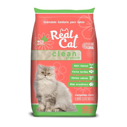 Areia Higienica para Gatos Clean Premium Floral | Real Cat