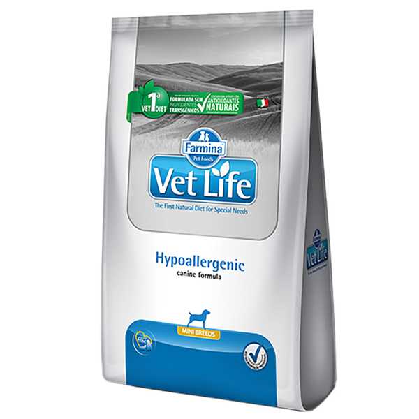 Vet Life Hypoallergenic Mini Food for Small Adult Dogs