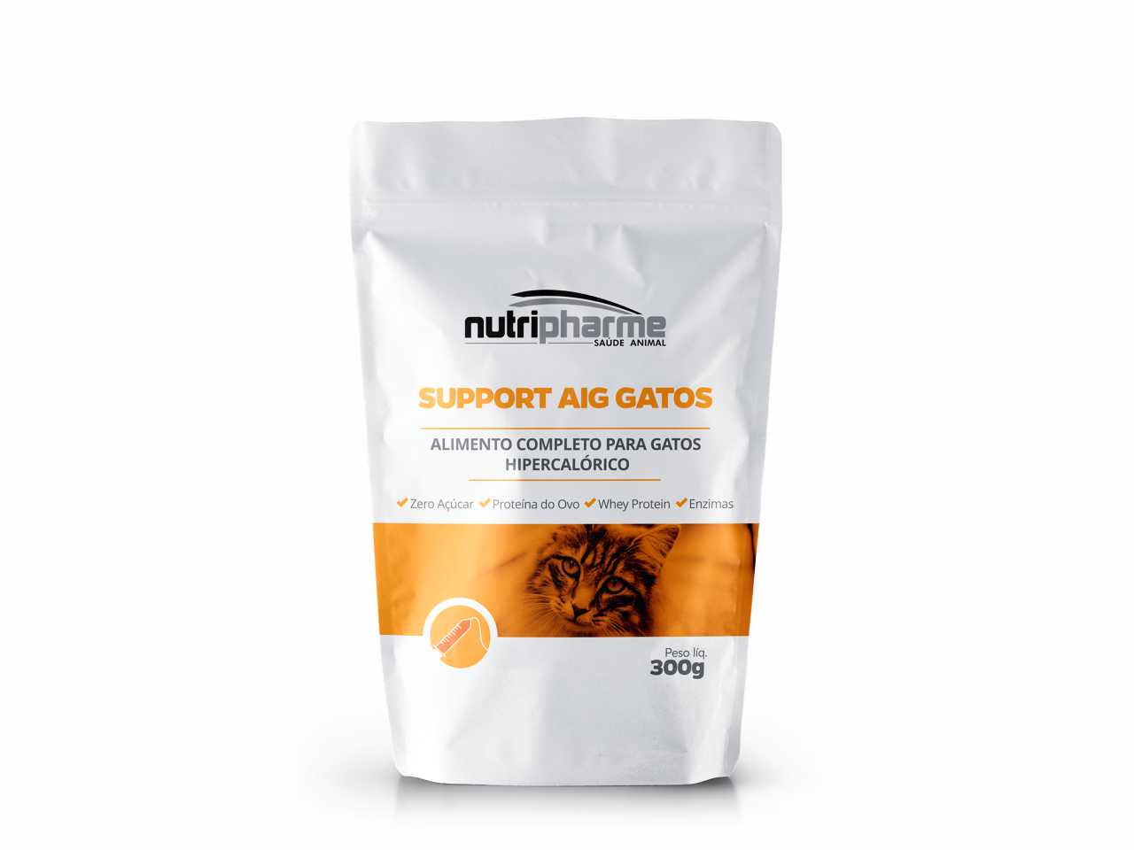 Support AIG Gatos 300g Sachê | Alimento Hipercalórico Completo