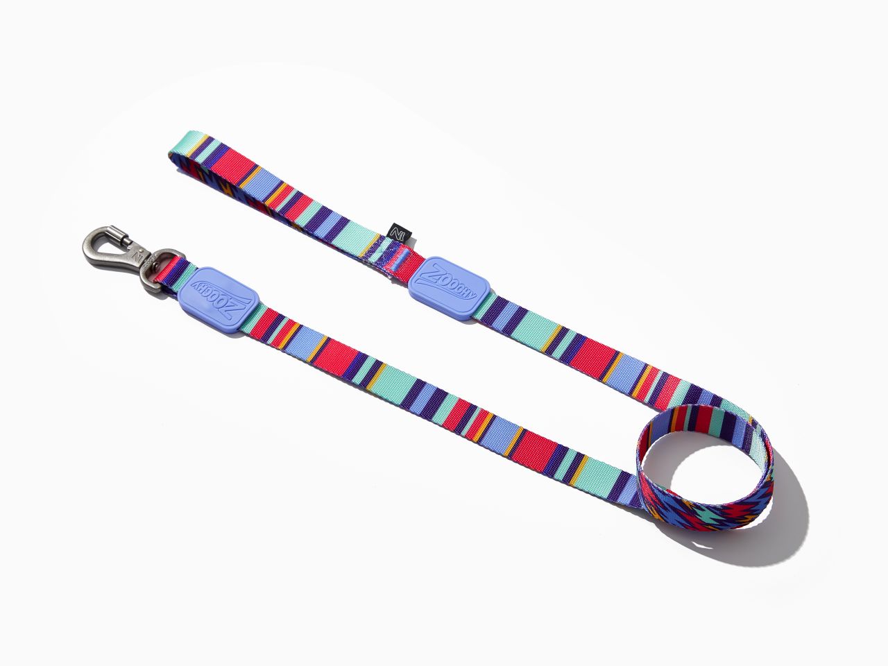 Zooghy 360° Lightning &amp; Stripes Carabiner Leash | Violet