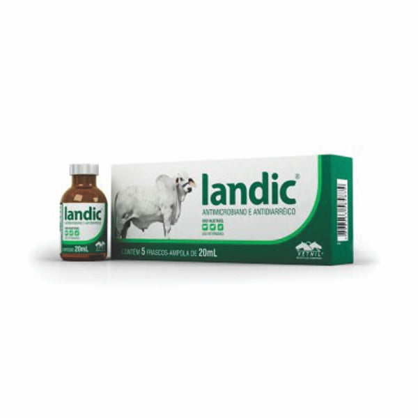 Landic Injetável 20ml Antimicrobiano | Vetnil