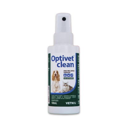 Optivet Clean Spray Limpeza Periocular 100ml | Vetnil