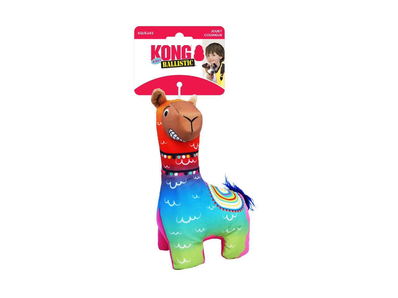 Brinquedo KONG Ballistic Vibez Lhama | Cães P/M