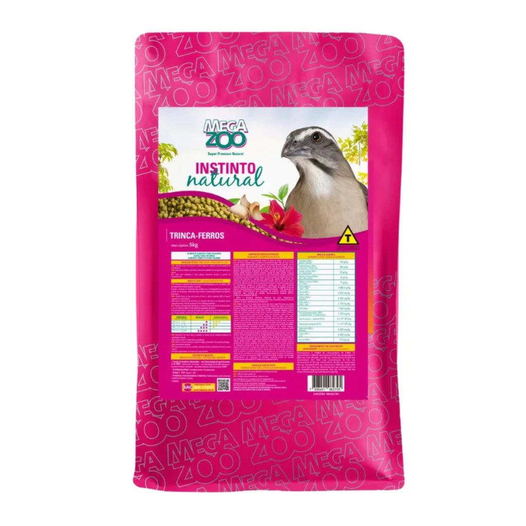 Ração Extrusada Trinca Ferro Instinto Natural 5Kg | Megazoo