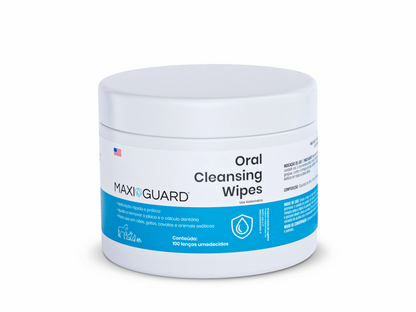 MAXI/GUARD Oral Cleansing Wipes 100und Lenços Umedecidos para Higiene Oral | Bioctal
