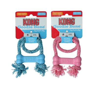Goodie Bone With Rope Puppy X-Small | KONG